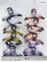 Impression Colored Plastic Hair Clutcher (Pack of 12)